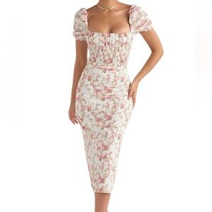 House of CB floral midi dress